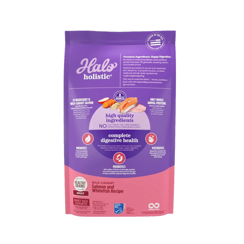 Holistic Healthy Grains Wild-Caught Salmon and Whitefish Recipe Dog Dry Food