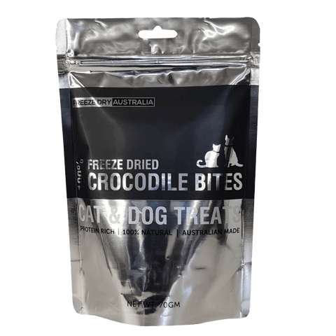 Crocodile Bites 70g - Freeze Dry Australia - ONE WOOF CLUB