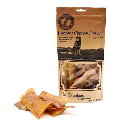 Dried Cow Tendons - Herders Choice - ONE WOOF CLUB