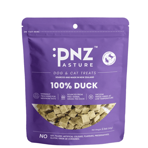 Freeze Dried Duck Treats - PNZ Pasture - ONE WOOF CLUB