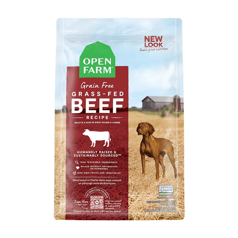 Grass-Fed Beef Grain-Free Dry Dog Food - Open Farm - ONE WOOF CLUB