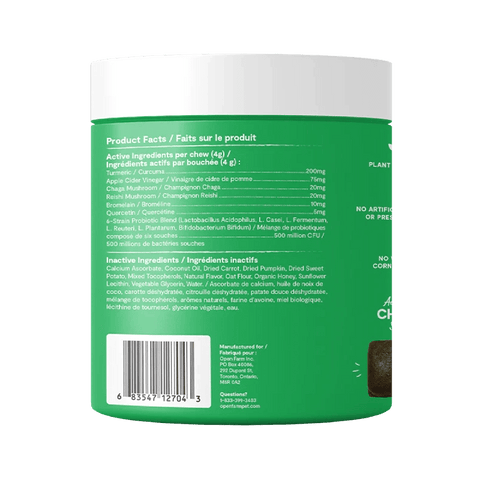 Immune Supplement Chews - Open Farm - ONE WOOF CLUB