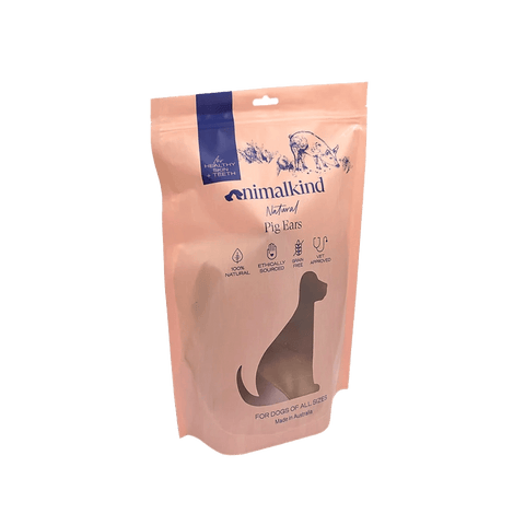 Jumbo Pig Ears Sized - 4 Pieces - Animalkind - ONE WOOF CLUB
