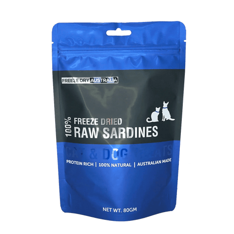 Sardines 80g - Freeze Dry Australia - ONE WOOF CLUB