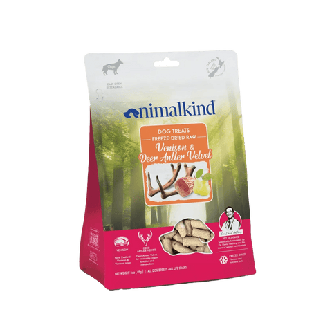 Venison & Deer Antler Velvet - Animalkind - ONE WOOF CLUB