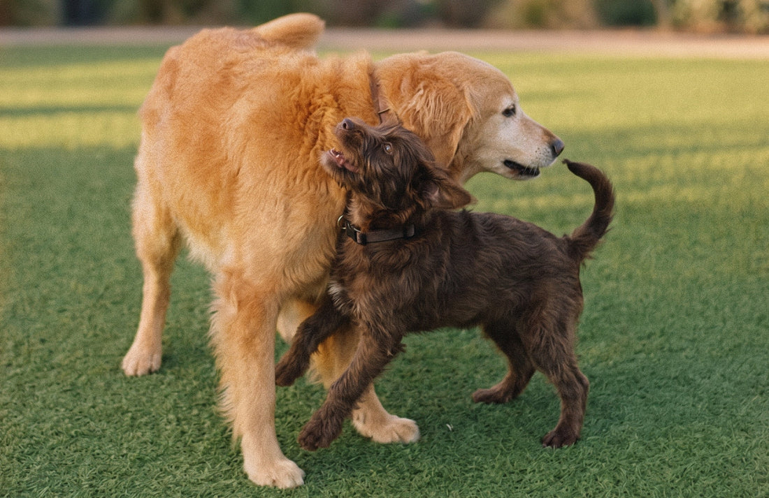 Puppy Mentors: The Power of Mature Dogs