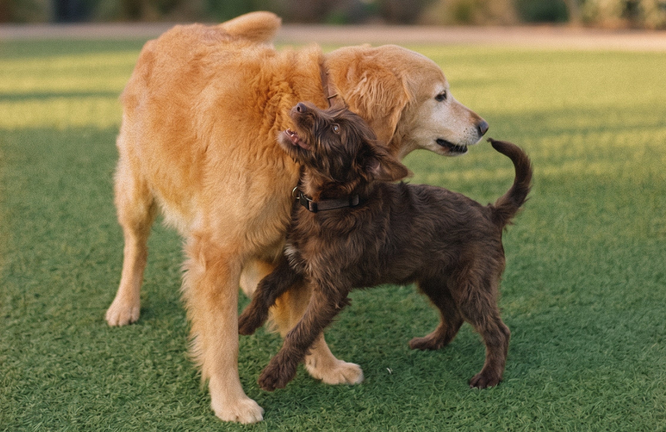 Puppy Mentors: The Power of Mature Dogs