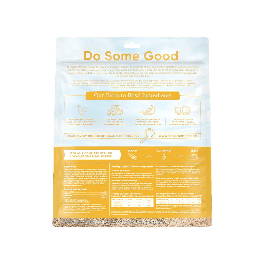 Harvest Chicken Freeze Dried Raw