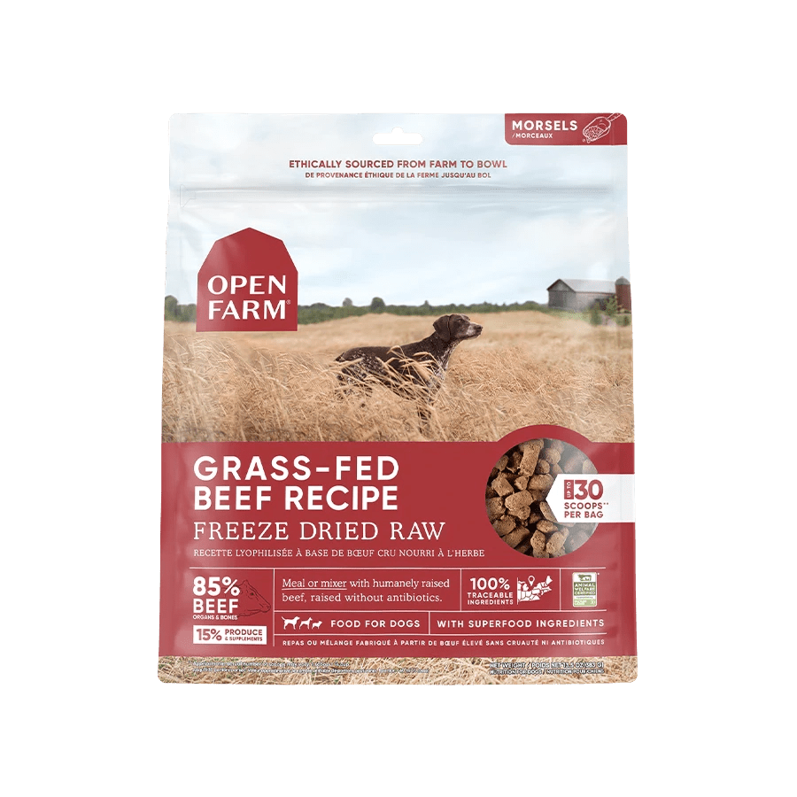 Grass-Fed Beef Freeze Dried Raw Dog Food