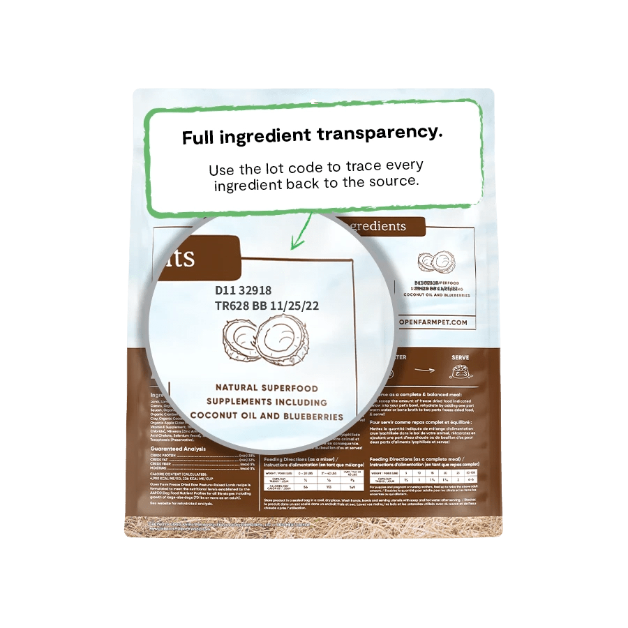 Pasture-Raised Lamb Freeze Dried Raw