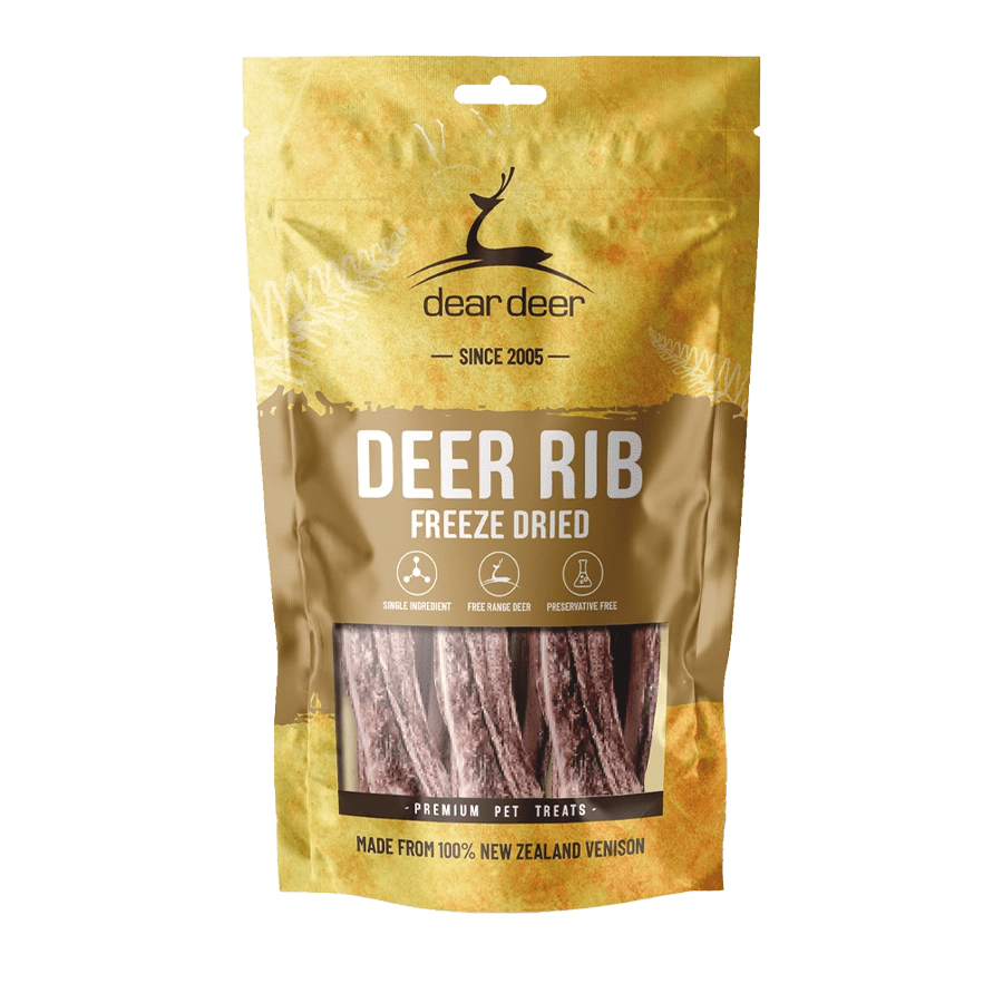Dear Ribs - Dehydrated Venison Ribs - 100g