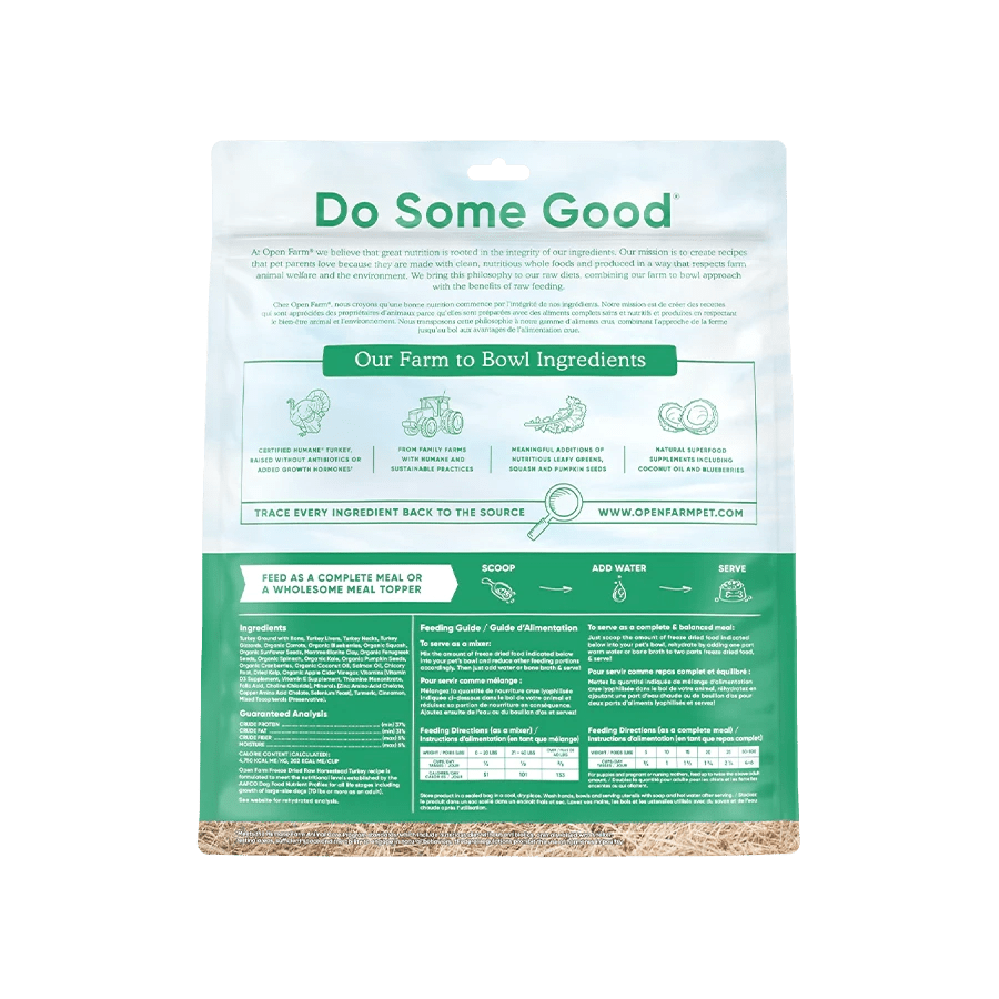 Homestead Turkey Freeze Dried Raw