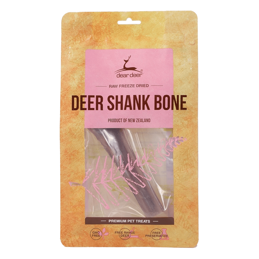 Dear Shank Bone -  Dehydrated Venison Marrow Chew