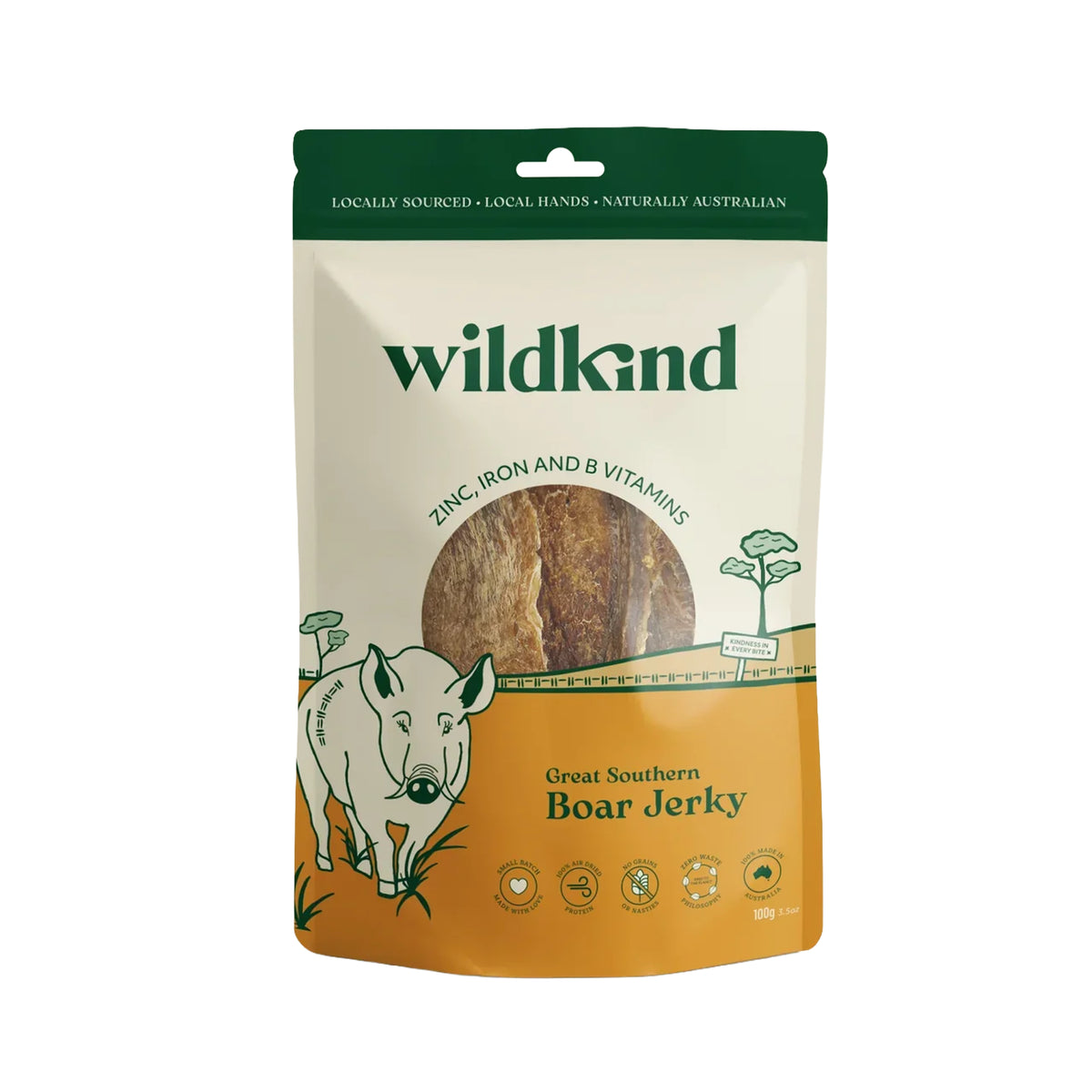 Wildkind Air-Dried Boar Jerky Treats