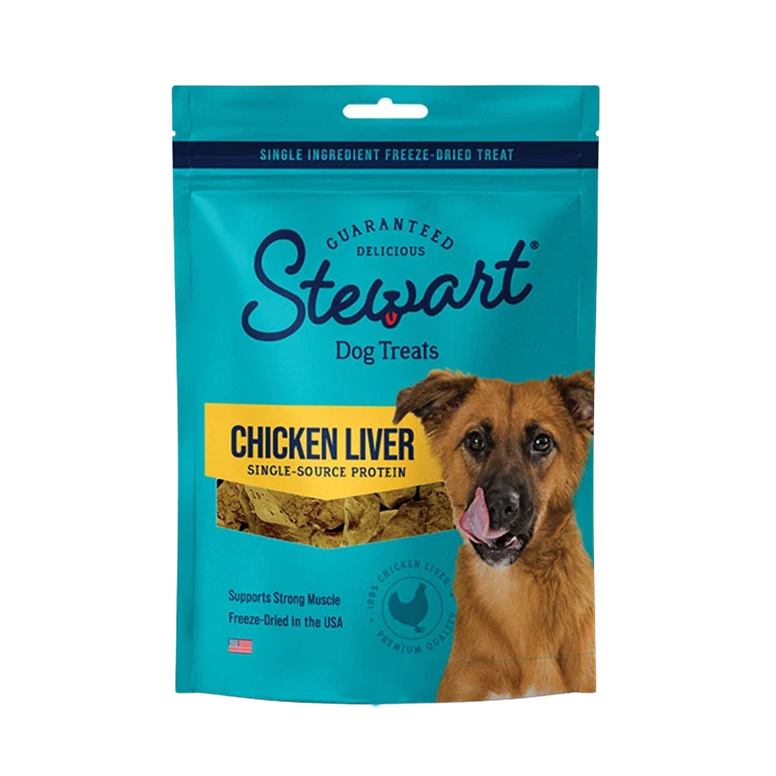 Stewart Pro-Treat Freeze-Dried Single Ingredient Raw Dog Treats (100% Pure Chicken Liver)