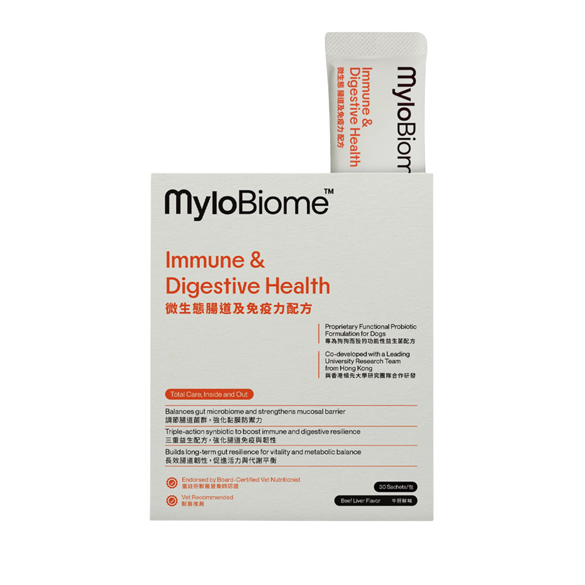MyloBiome™ Immune & Digestive Health Probiotic (30 Sachets)