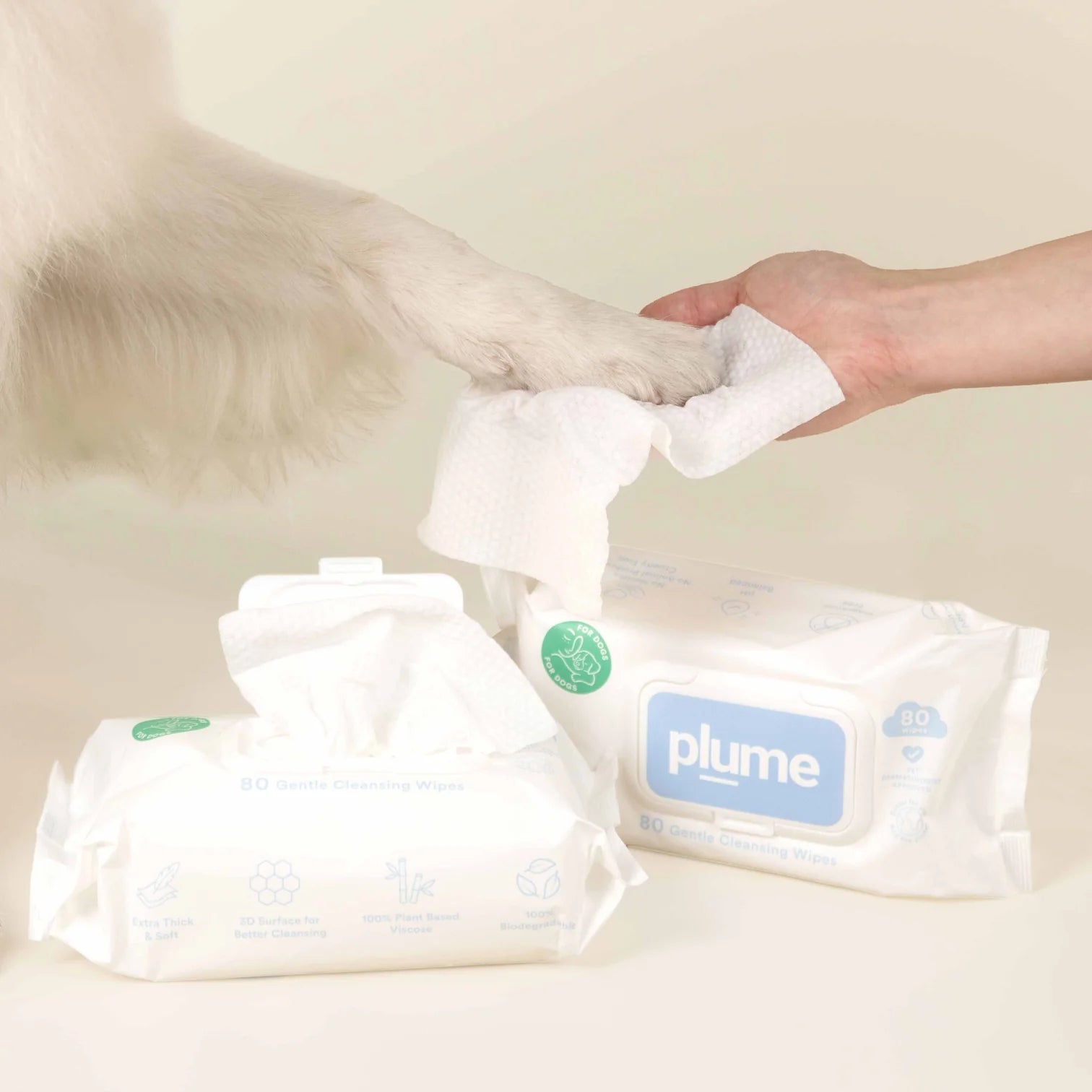 Gentle Cleansing Wet Wipes for Dogs & Cats - Sensitive Skin