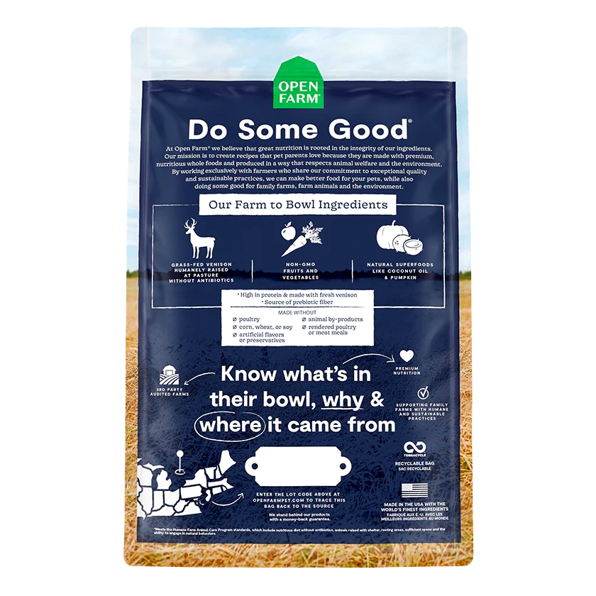 New Zealand Venison Grain-Free Dry Dog Food