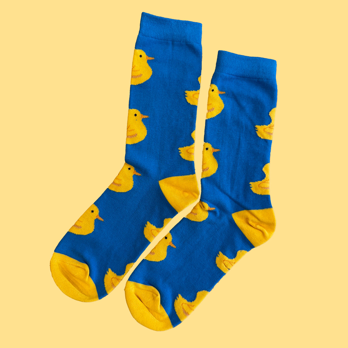 Yellow Ducks Crew Socks