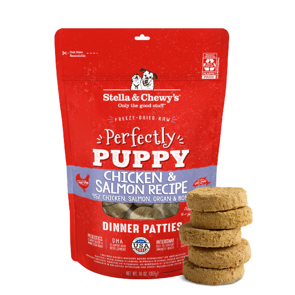 Chicken & Salmon Puppy Patties