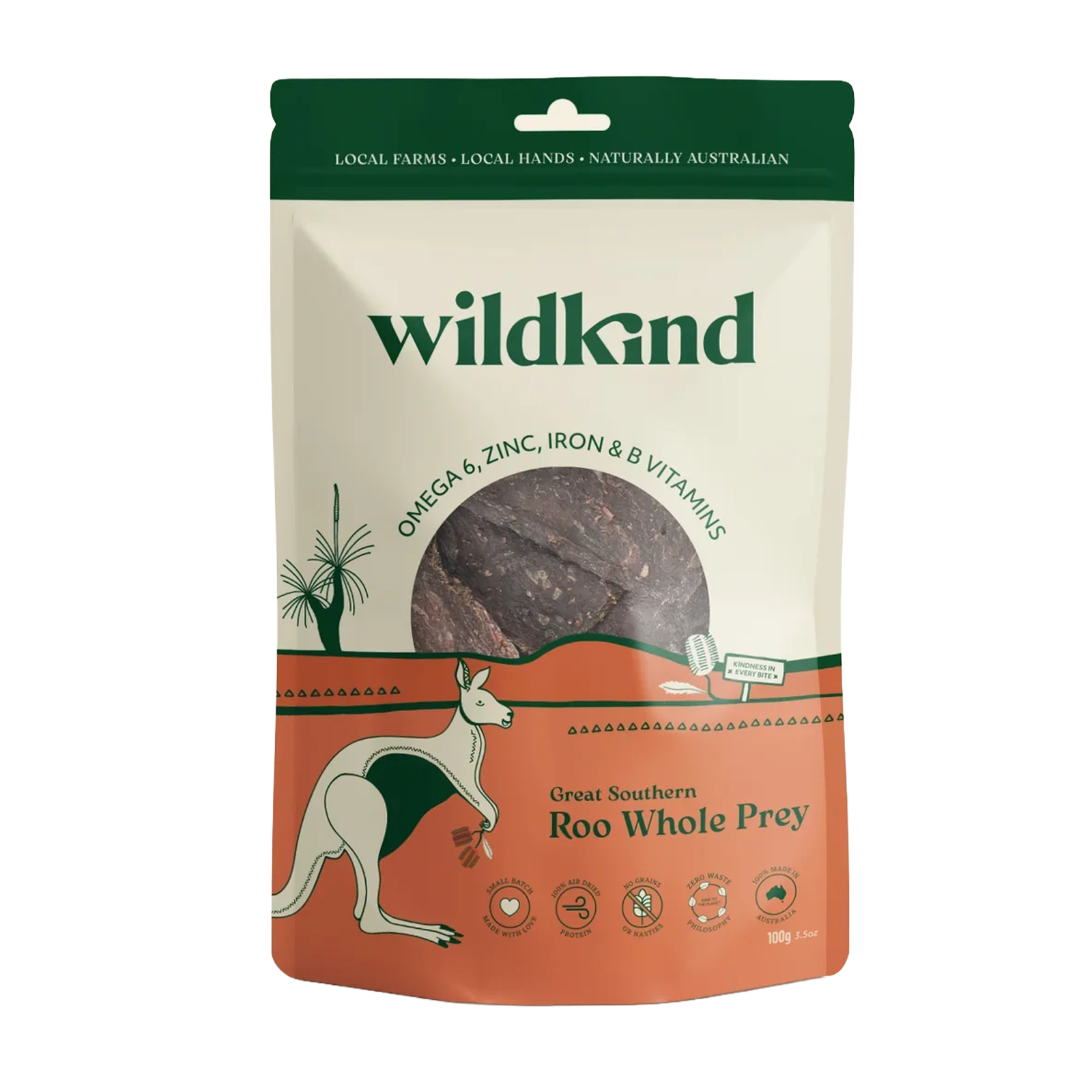 Wildkind Great Southern Roo Whole Prey Air-Dried Treats