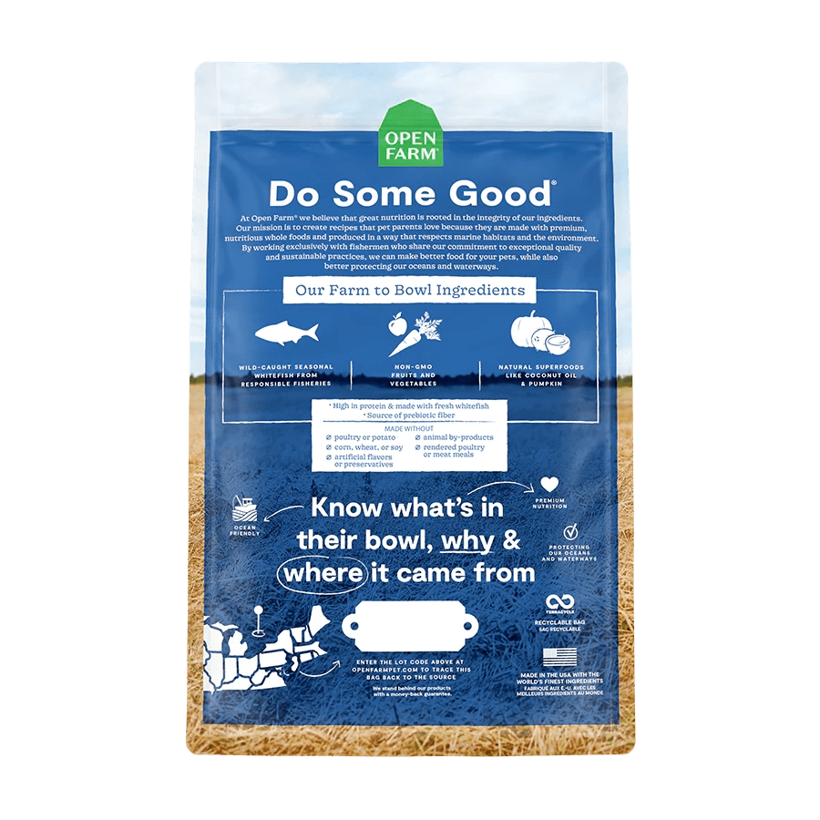 Catch Of The Season Whitefish Grain-Free Dry Food - Open Farm - ONE WOOF CLUB