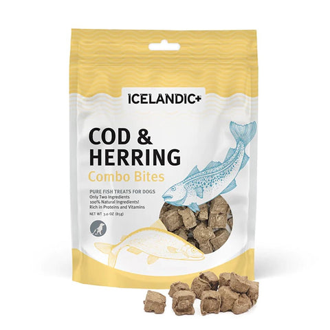 Cod & Herring Combo Bites - Icelandic+ - ONE WOOF CLUB
