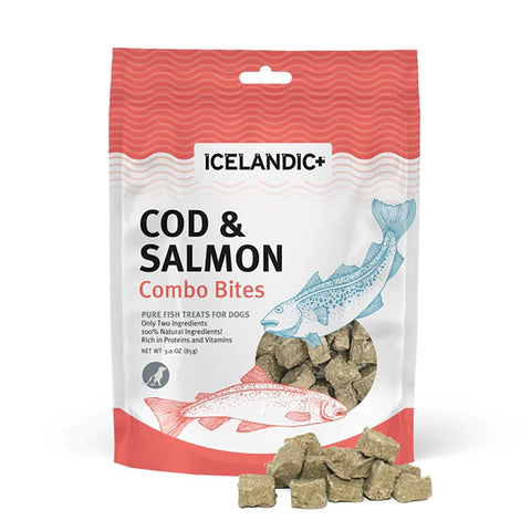 Cod & Salmon Combo Bites - Icelandic+ - ONE WOOF CLUB