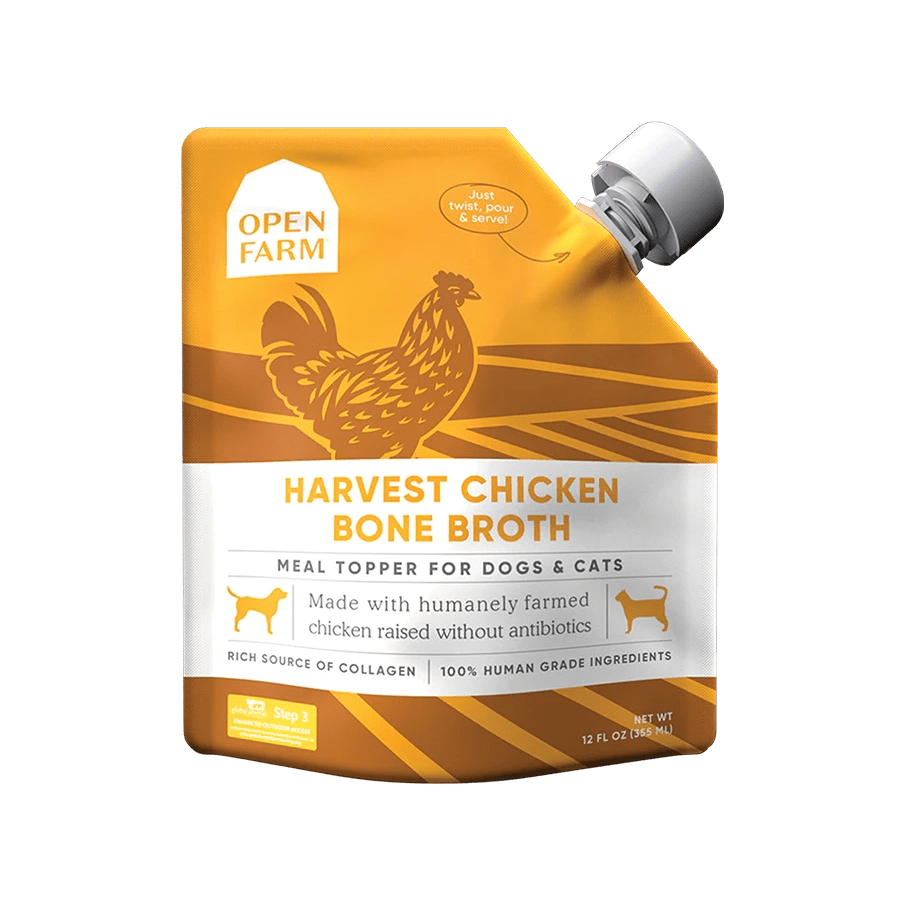 Harvest Chicken Bone Broth - Open Farm - ONE WOOF CLUB