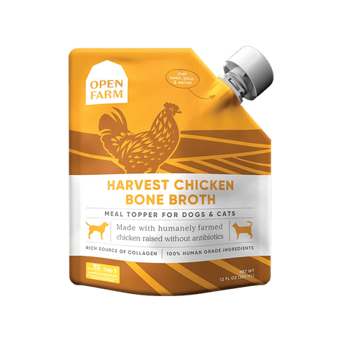 Harvest Chicken Bone Broth - Open Farm - ONE WOOF CLUB
