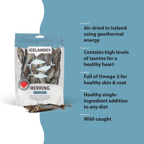 Herring Whole Fish - Icelandic+ - ONE WOOF CLUB