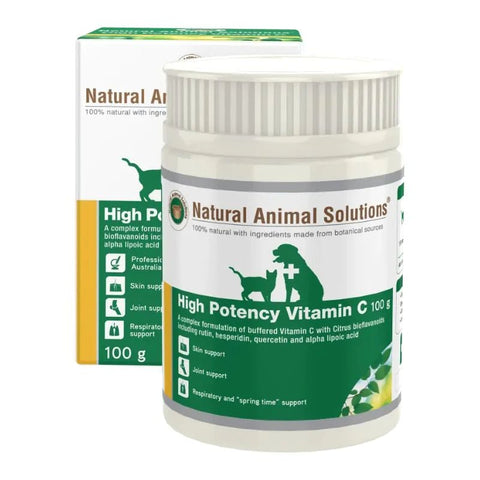 High Potency Vitamin C (100g) - Natural Animal Solutions - ONE WOOF CLUB