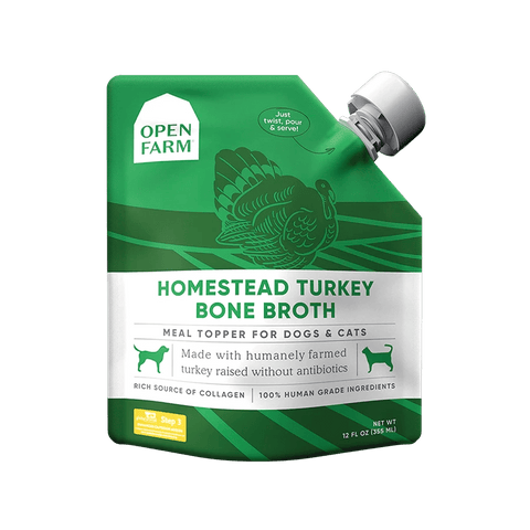 Homestead Turkey Bone Broth - Open Farm - ONE WOOF CLUB