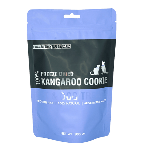 Kangaroo Cookie 100g - Freeze Dry Australia - ONE WOOF CLUB