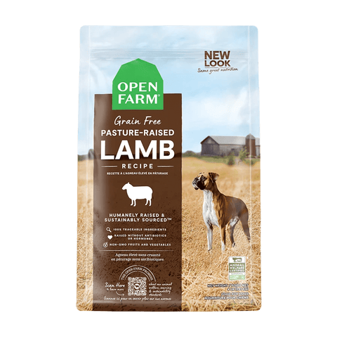 Pasture-Raised Lamb Grain-Free Dry Dog Food - Open Farm - ONE WOOF CLUB