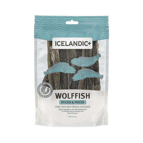 Wolffish Skin Sticks - Icelandic+ - ONE WOOF CLUB